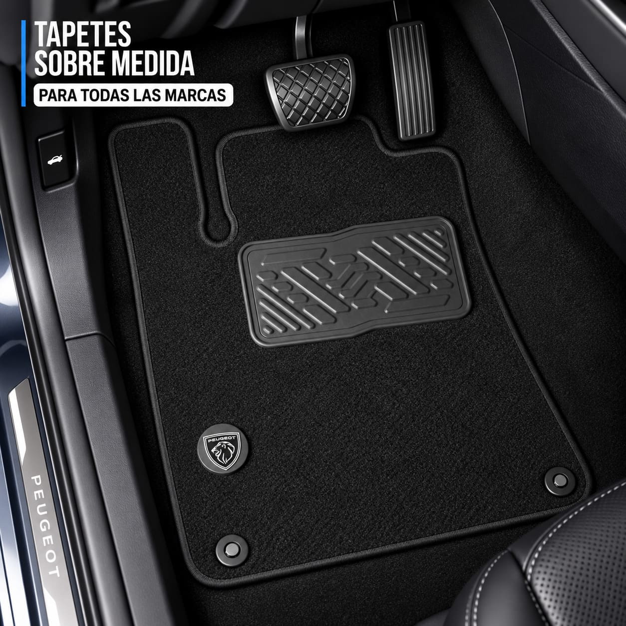 Tapetes en alfombra para Peugeot - Imagen 3