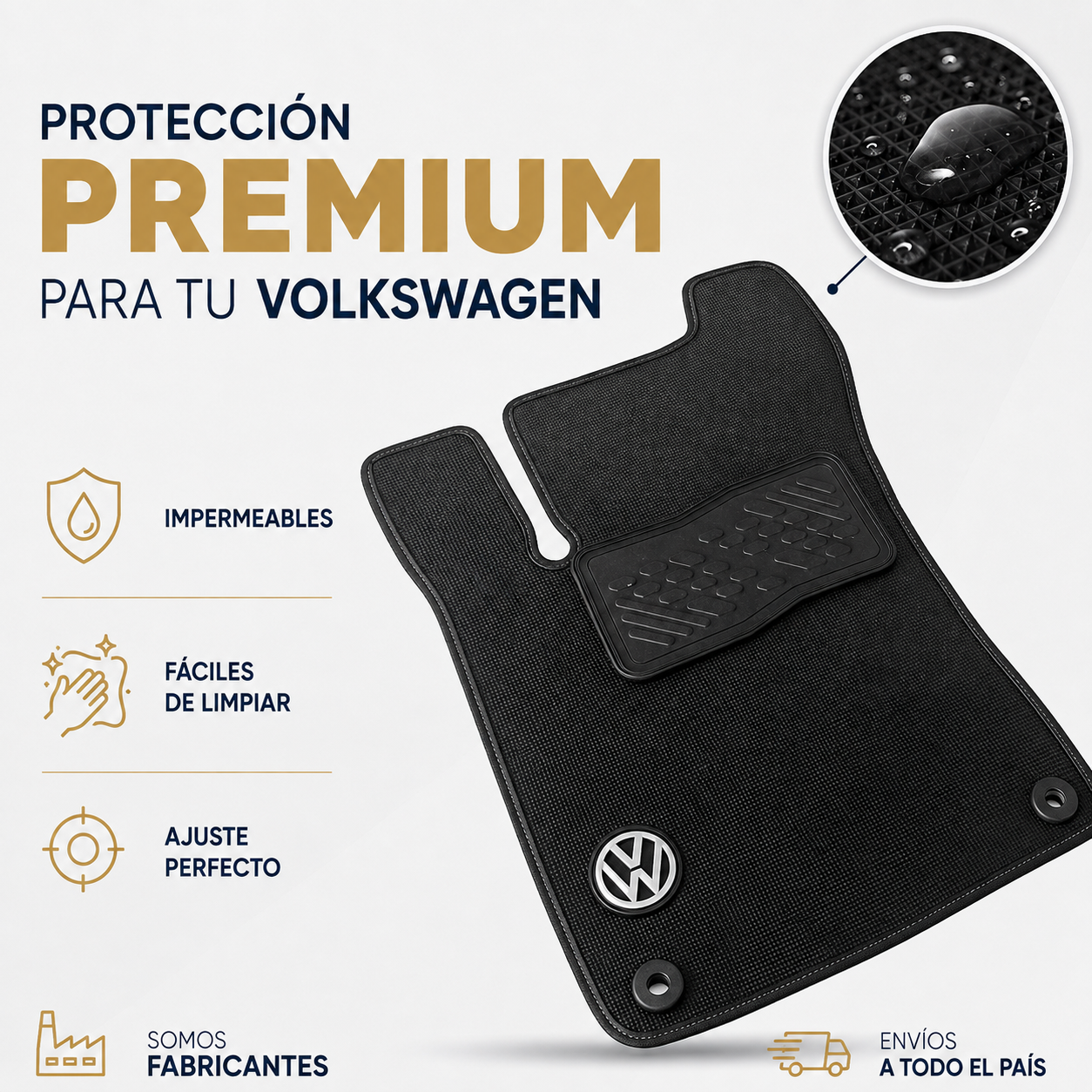 tapetes para volkswagen